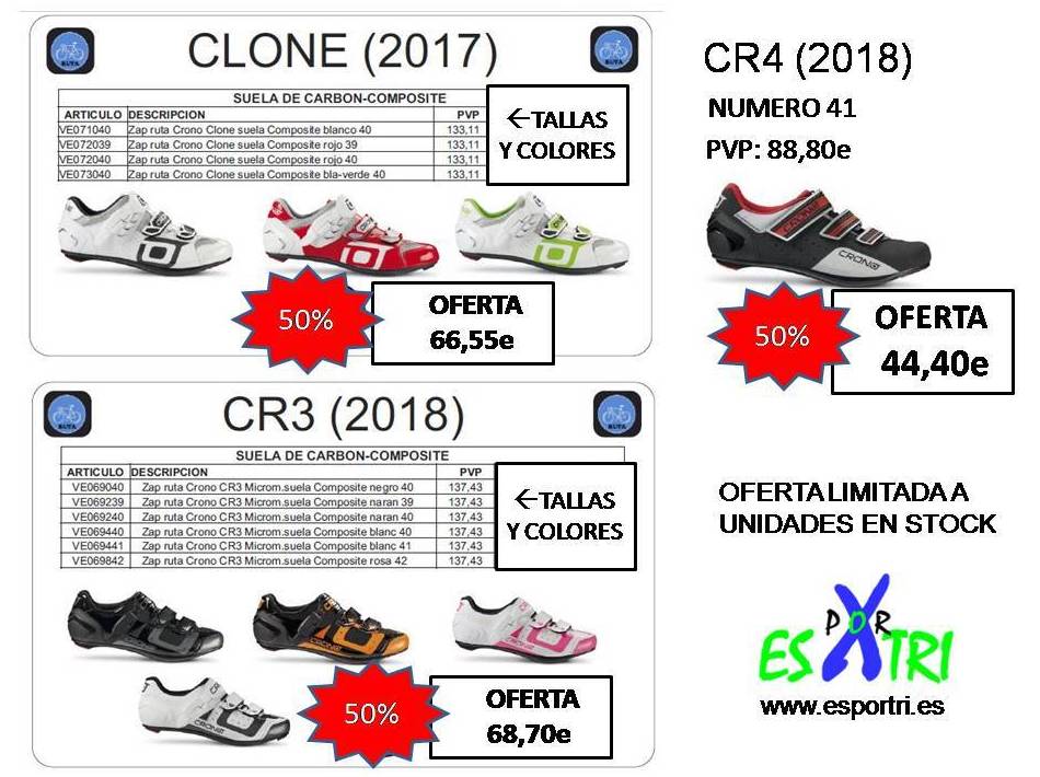 OFERTA ZAPATILLAS DE CICLISMO (ROAD, MTB, SPINNING): de ES POR TRI OFERTA ZAPATILLAS DE CICLISMO (ROAD, MTB, SPINNING): de ES POR TRI