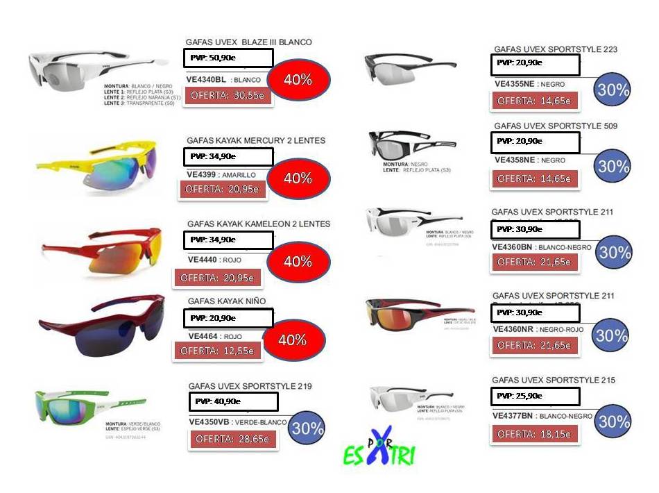 OFERTA GAFAS CICLISMO & RUNNING: de ES POR TRI OFERTA GAFAS CICLISMO & RUNNING: de ES POR TRI