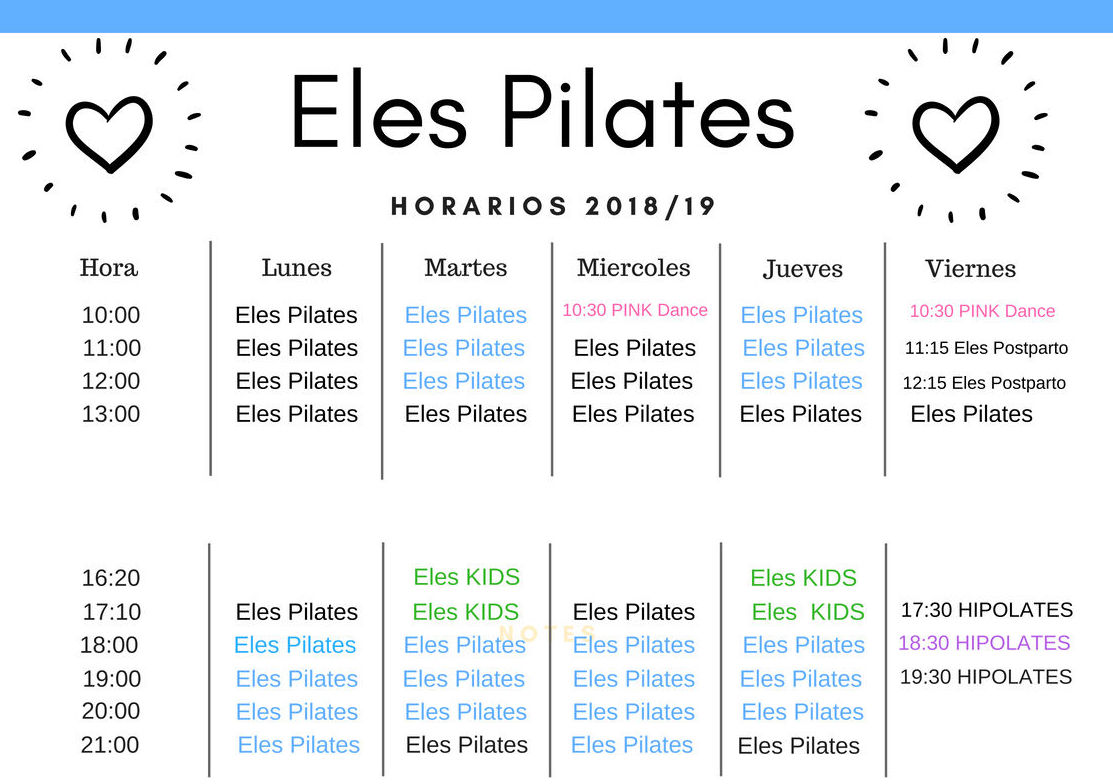 Clases y tarifas: 6 Tipos de Clases de Eles Pilates Madrid Clases y tarifas: 6 Tipos de Clases de Eles Pilates Madrid