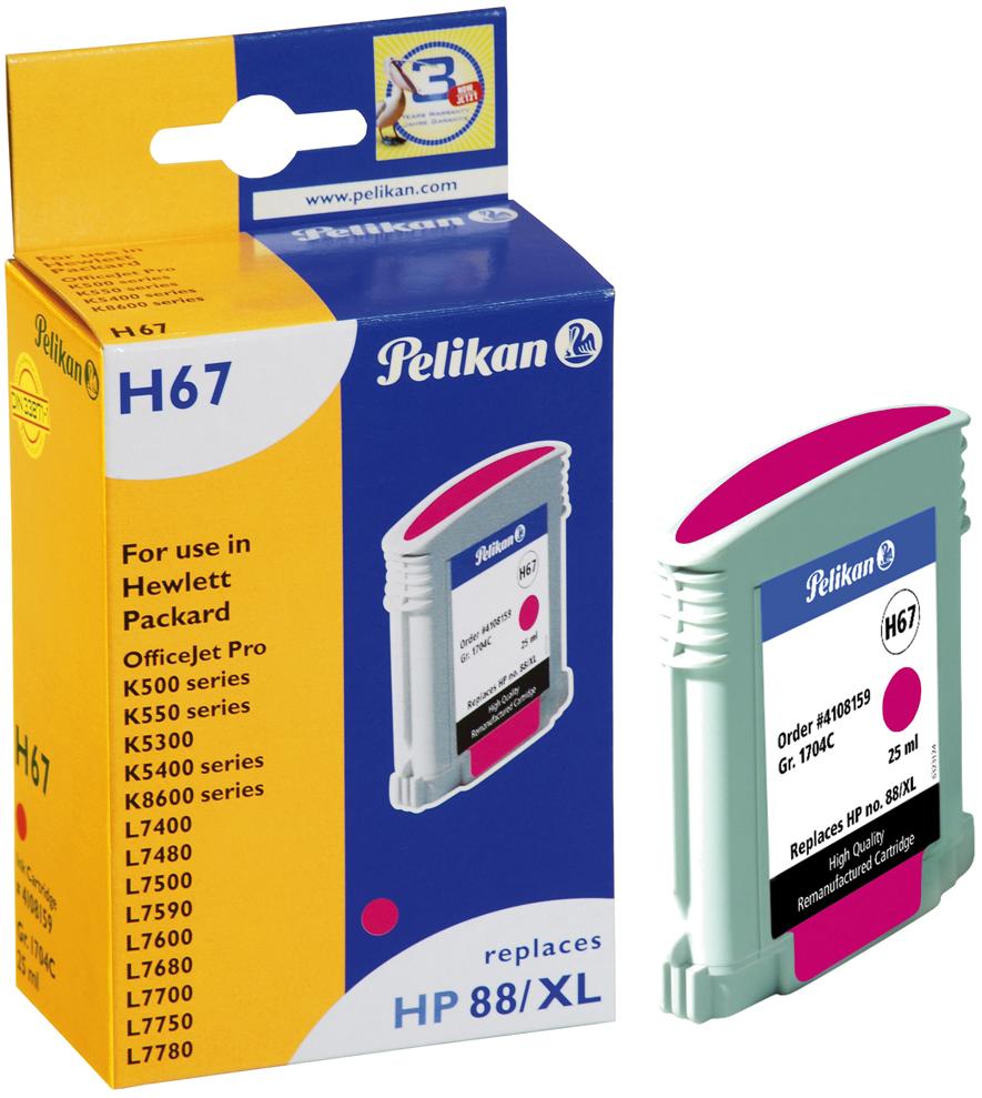 Cartucho HP88XL Magenta PELIKAN Gr.1704C Cartucho HP88XL Magenta PELIKAN Gr.1704C