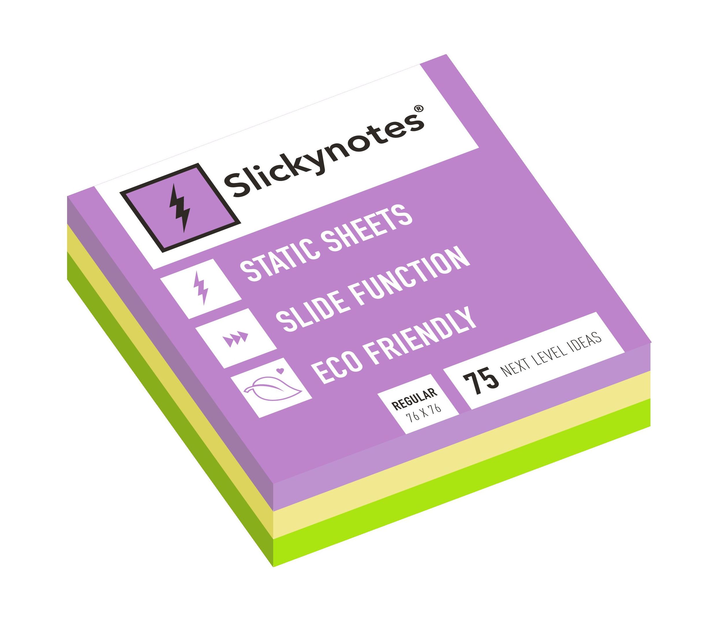 NR-3A - Pack 3 Slickynotes 76x76 mm Colores: Productos y Servicios de Rosan NR-3A - Pack 3 Slickynotes 76x76 mm Colores: Productos y Servicios de Rosan