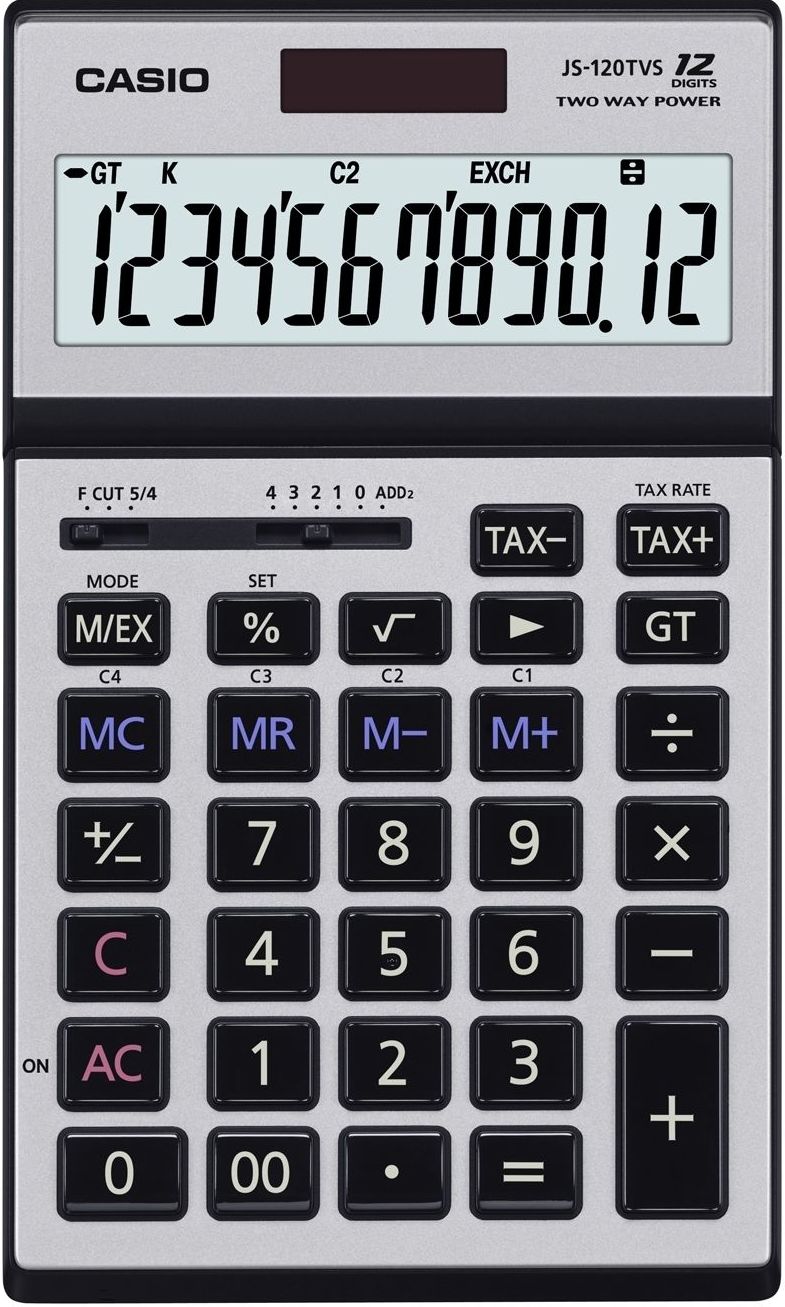 CASIO JS-120TVS PLATA CASIO JS-120TVS PLATA