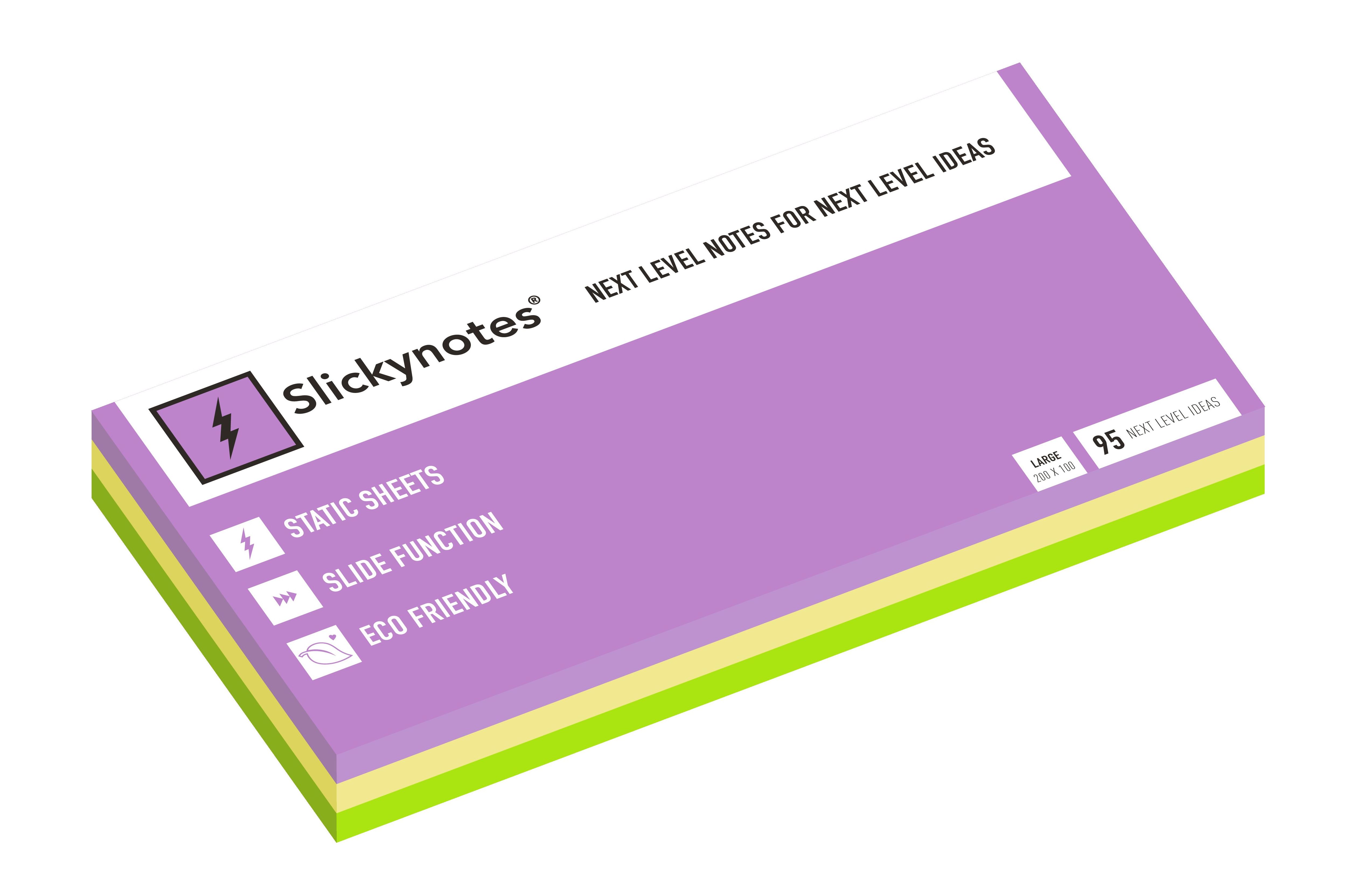 NL-3A - Pack 3 Slickynotes 200x100 mm Colores: Productos y Servicios de Rosan NL-3A - Pack 3 Slickynotes 200x100 mm Colores: Productos y Servicios de Rosan