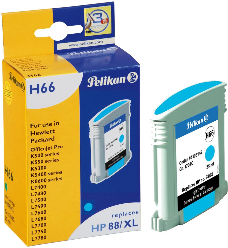 Cartucho HP88XL Cian PELIKAN Gr.1704C Cartucho HP88XL Cian PELIKAN Gr.1704C
