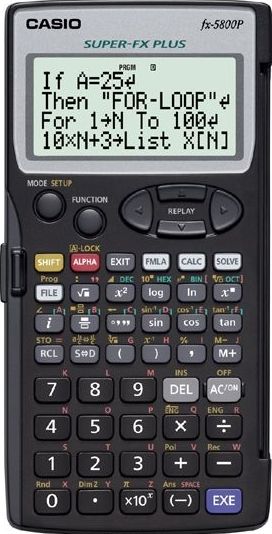 CASIO FX-5800P CASIO FX-5800P
