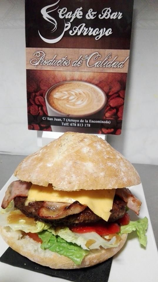 Hamburguesas: Carta de Café Bar Arroyo Hamburguesas: Carta de Café Bar Arroyo