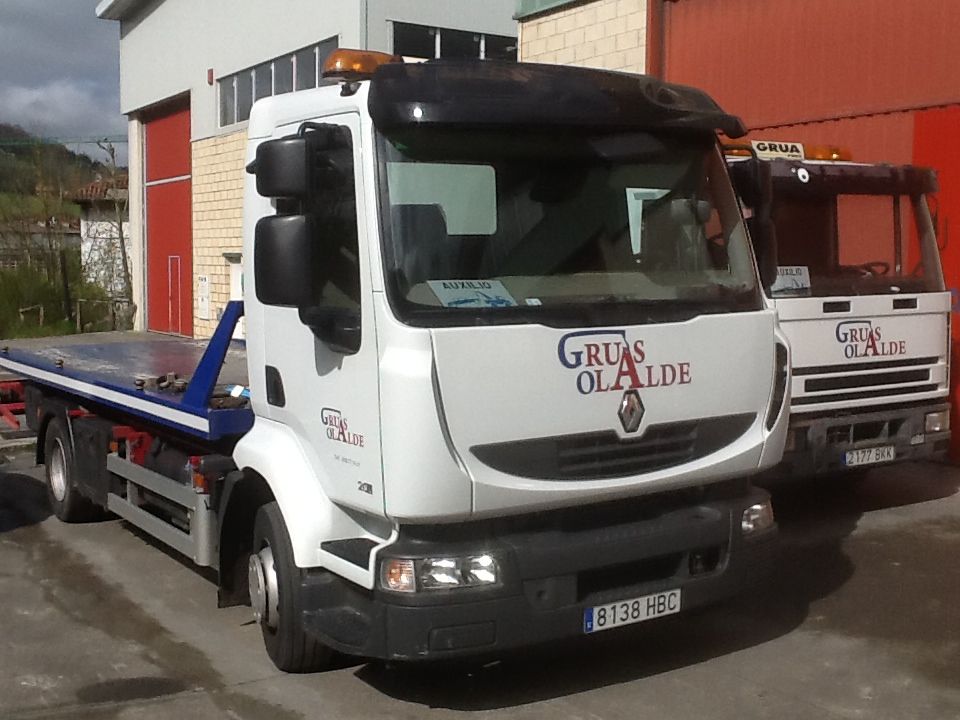 Foto 17 de Grúas para vehículos en Oiartzun | Grúas Olalde