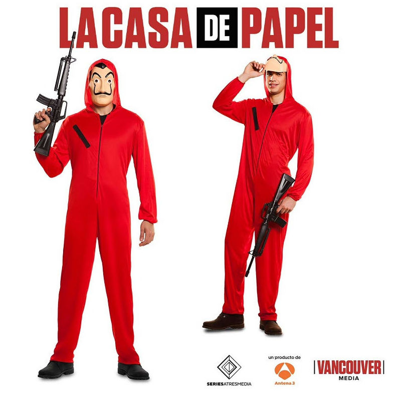 Disfraz La Casa de Papel adulto Disfraz La Casa de Papel adulto