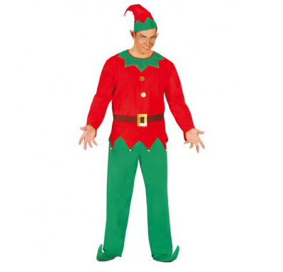 Disfraz elfo Navidad adulto Disfraz elfo Navidad adulto