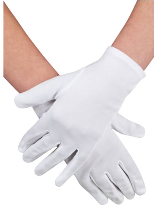 Guantes blancos cortos XL Guantes blancos cortos XL