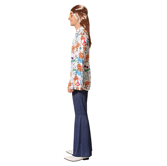 Disfraz hippie multicolor hombre Disfraz hippie multicolor hombre