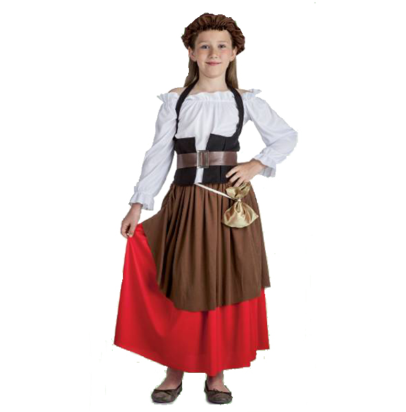 Disfraz mesonera medieval infantil Disfraz mesonera medieval infantil