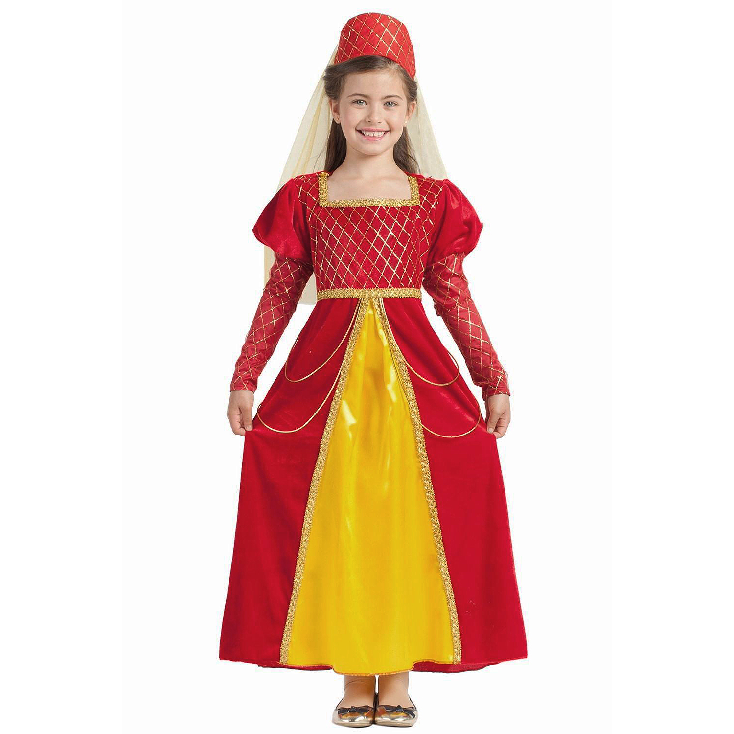 Disfraz dama medieval infantil Disfraz dama medieval infantil