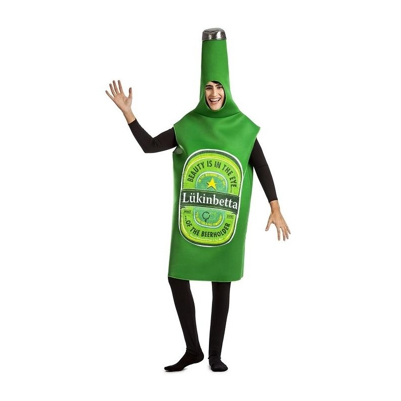 Disfraz botella cerveza Disfraz botella cerveza