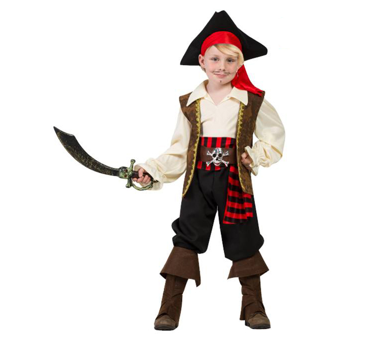 Disfraz capitán pirata infantil Disfraz capitán pirata infantil