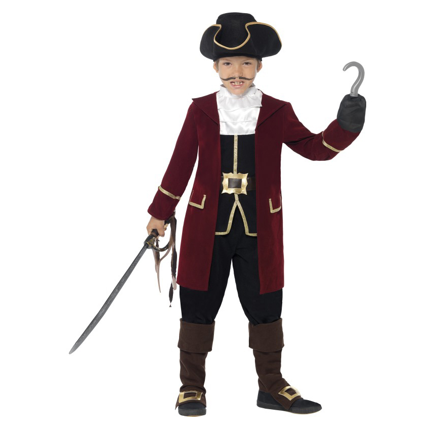 Disfraz capitán pirata deluxe infantil Disfraz capitán pirata deluxe infantil