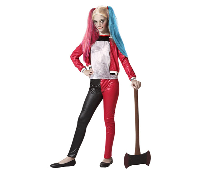 Disfraz Harley rojo-negro infantil Disfraz Harley rojo-negro infantil