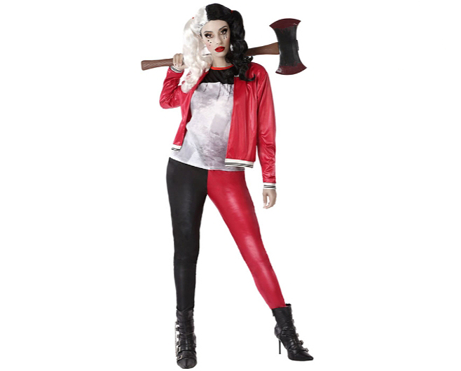 Disfraz Harley rojo-negro adulto Disfraz Harley rojo-negro adulto