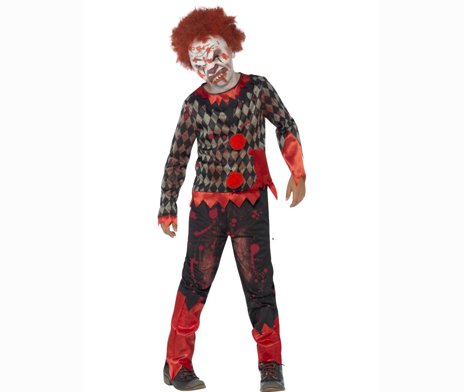 Disfraz payaso zombie 10-12 años Disfraz payaso zombie 10-12 años