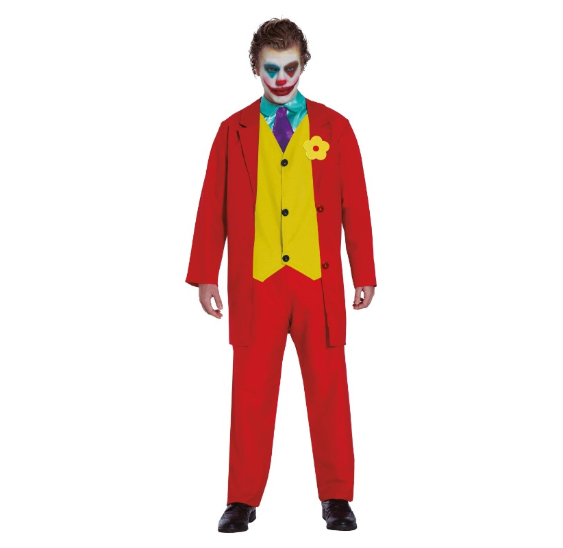 Disfraz Joker rojo M hombre Disfraz Joker rojo M hombre