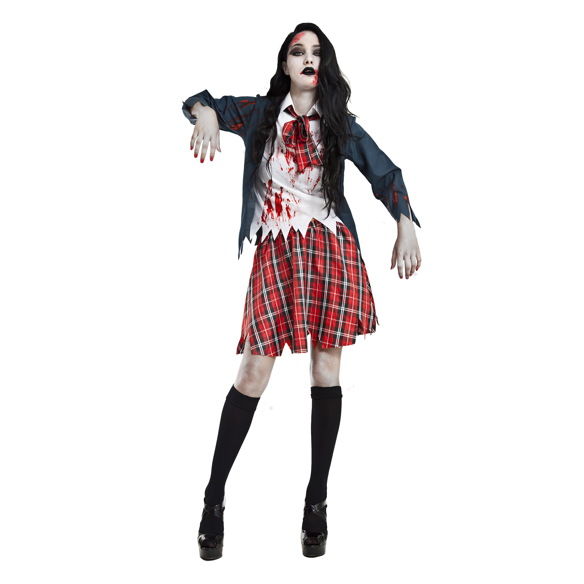 Disfraz colegiala zombie mujer Disfraz colegiala zombie mujer