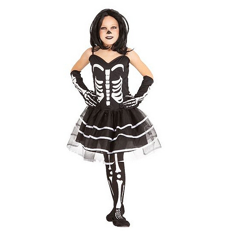 Disfraz Miss Huesos infantil Disfraz Miss Huesos infantil
