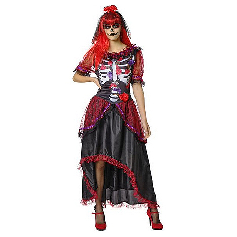 Disfraz La Catrina adulto Disfraz La Catrina adulto