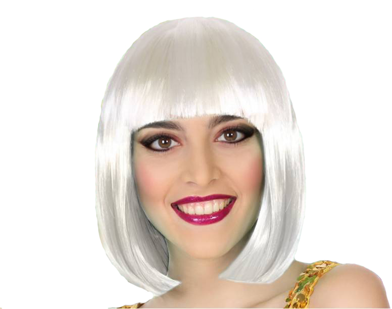 Peluca bob blanca Peluca bob blanca