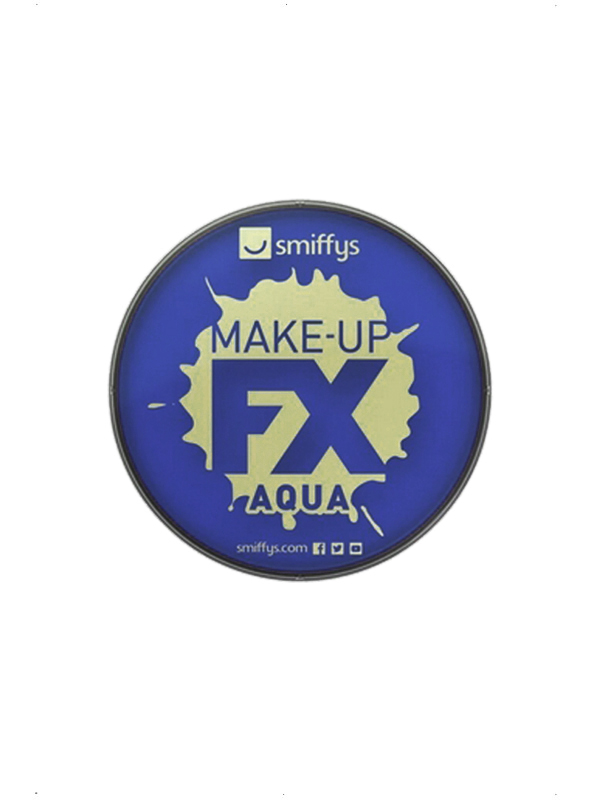 Maquillaje al agua azul Maquillaje al agua azul