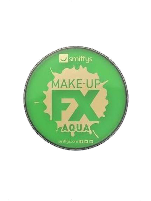 Maquillaje al agua verde Maquillaje al agua verde