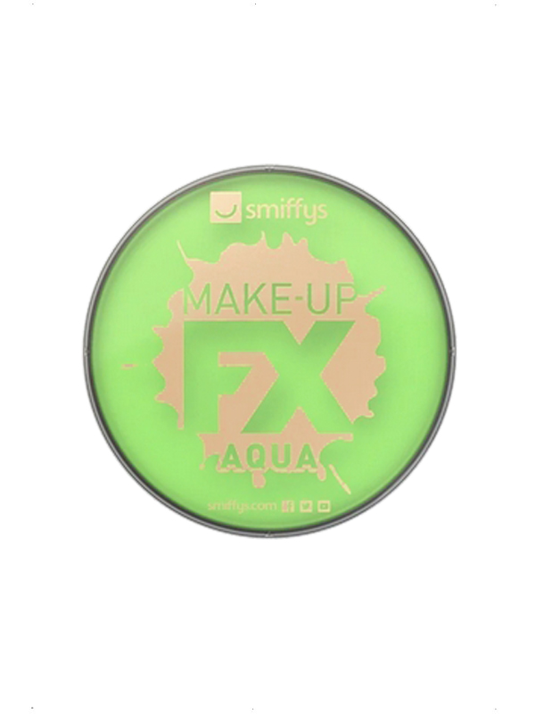 Maquillaje al agua verde lima Maquillaje al agua verde lima