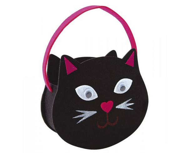 Bolso portacaramelos gato negro Bolso portacaramelos gato negro