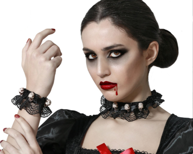 Collar y pulsera calaveras Collar y pulsera calaveras