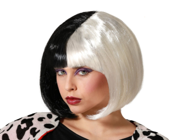 Peluca melena corta Cruella Peluca melena corta Cruella