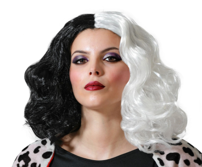 Peluca larga Cruella Peluca larga Cruella