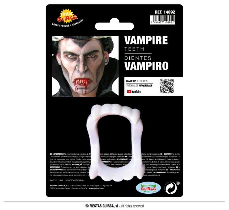 Dientes vampiro infantil Dientes vampiro infantil
