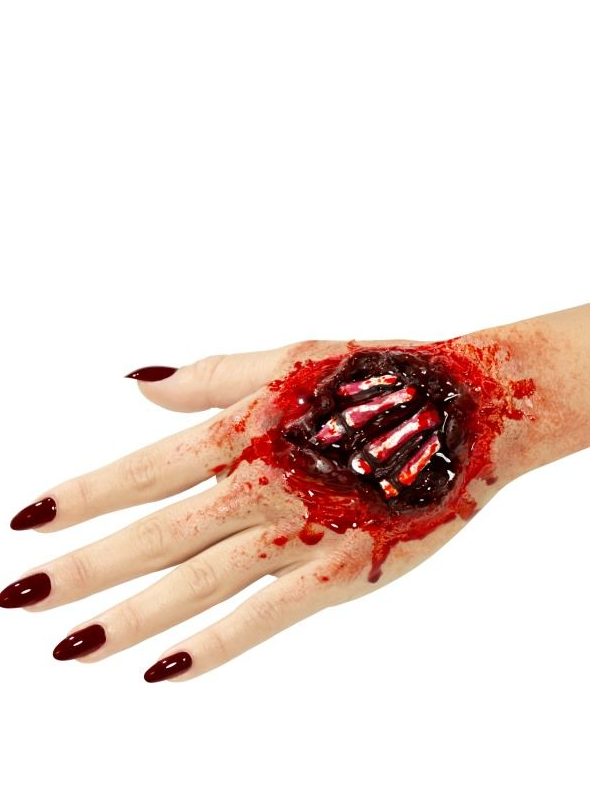 Maquillaje FX huesos mano Maquillaje FX huesos mano