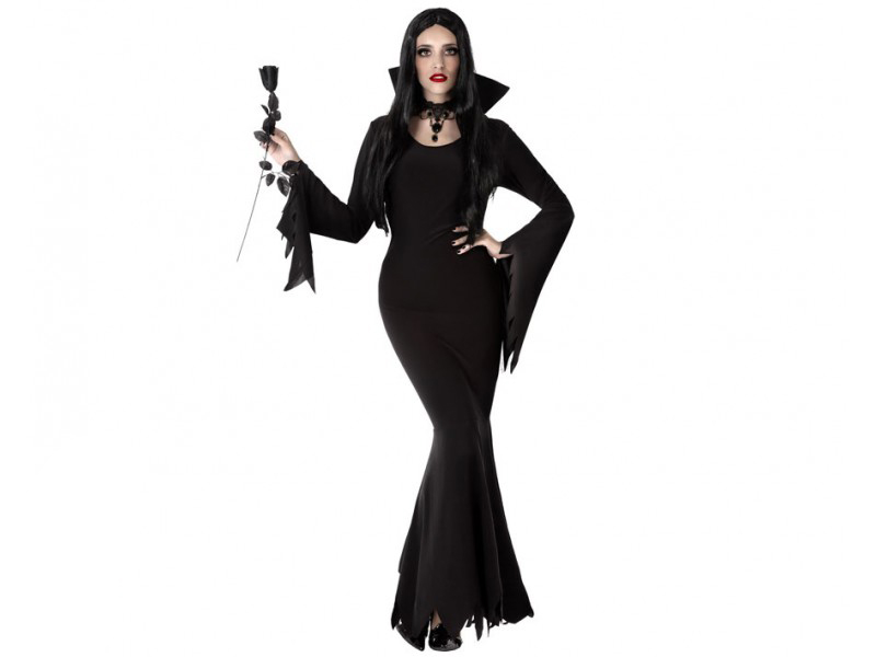Disfraz vampiresa Morticia adulto Disfraz vampiresa Morticia adulto