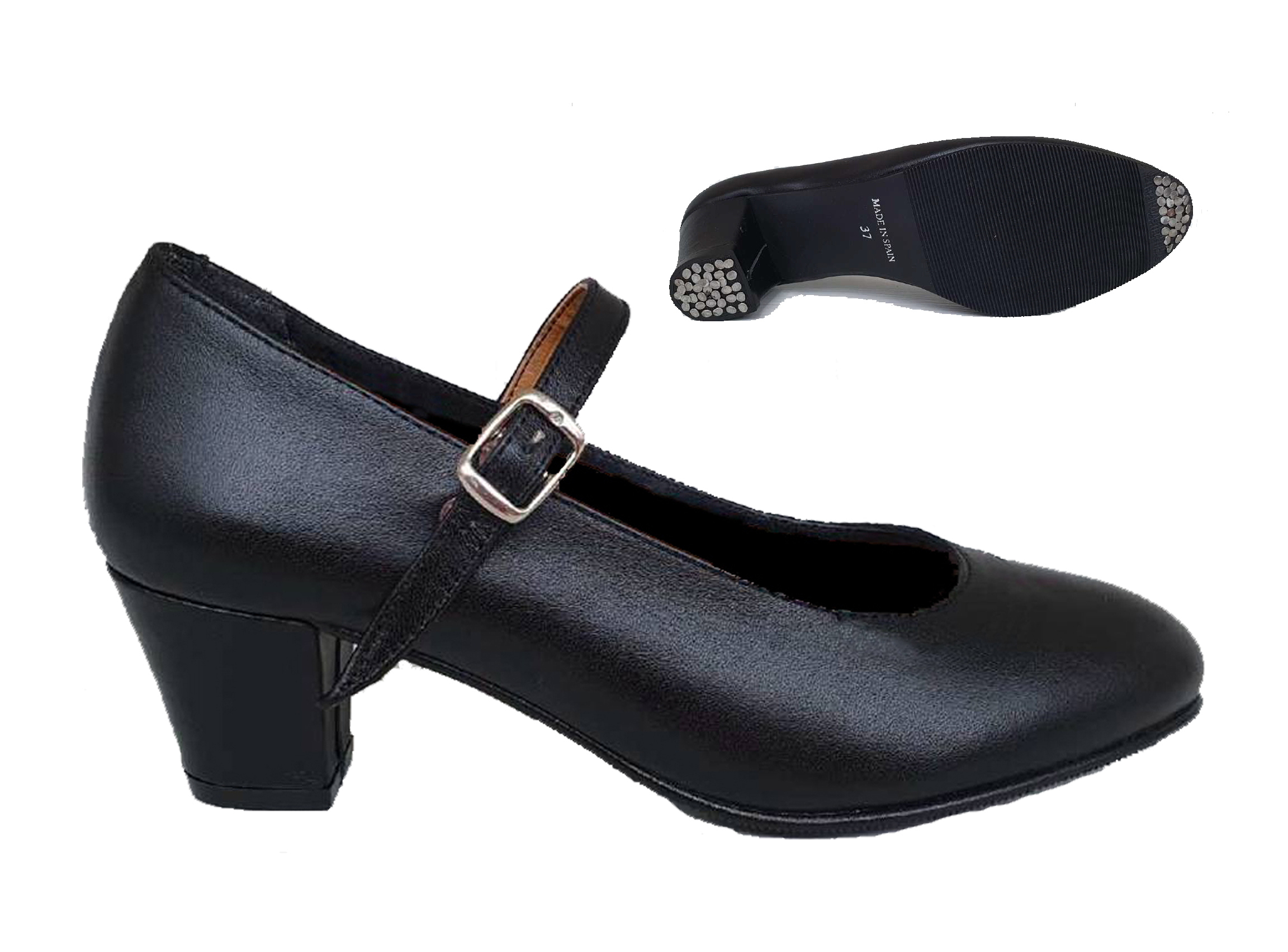 Zapato flamenco piel con clavos Zapato flamenco piel con clavos