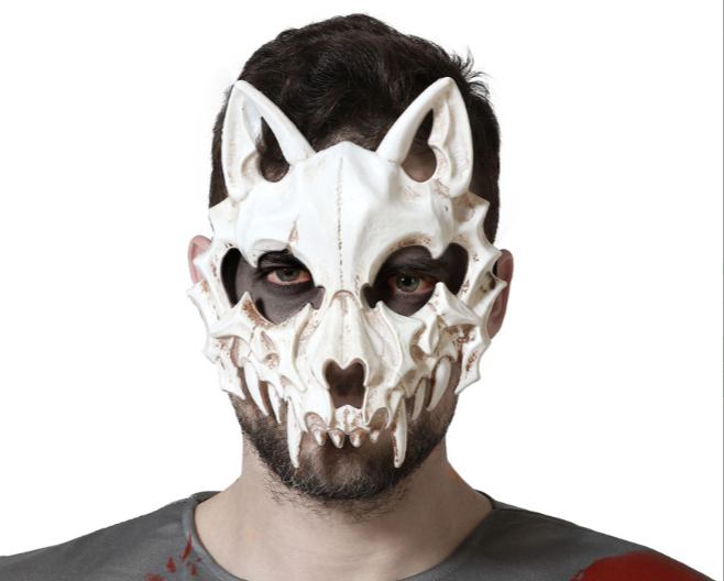 Máscara calavera lobo Máscara calavera lobo