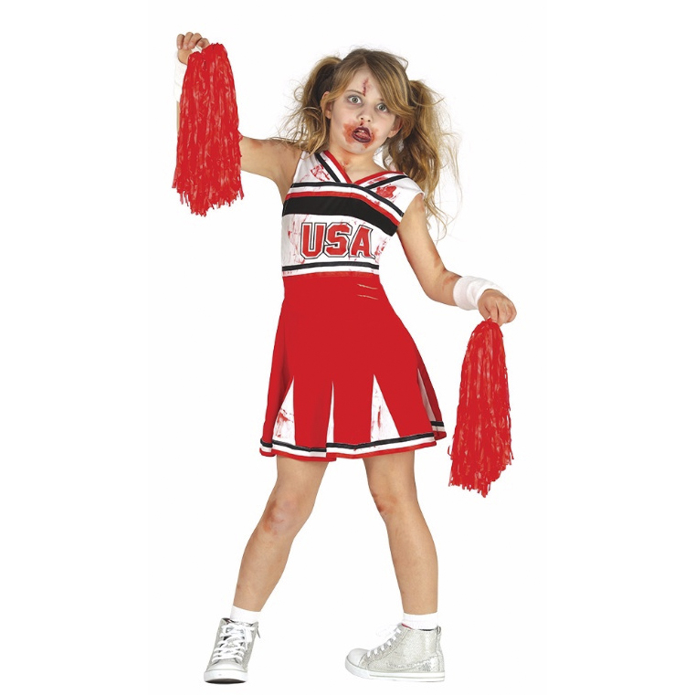 Disfraz animadora zombie infantil Disfraz animadora zombie infantil