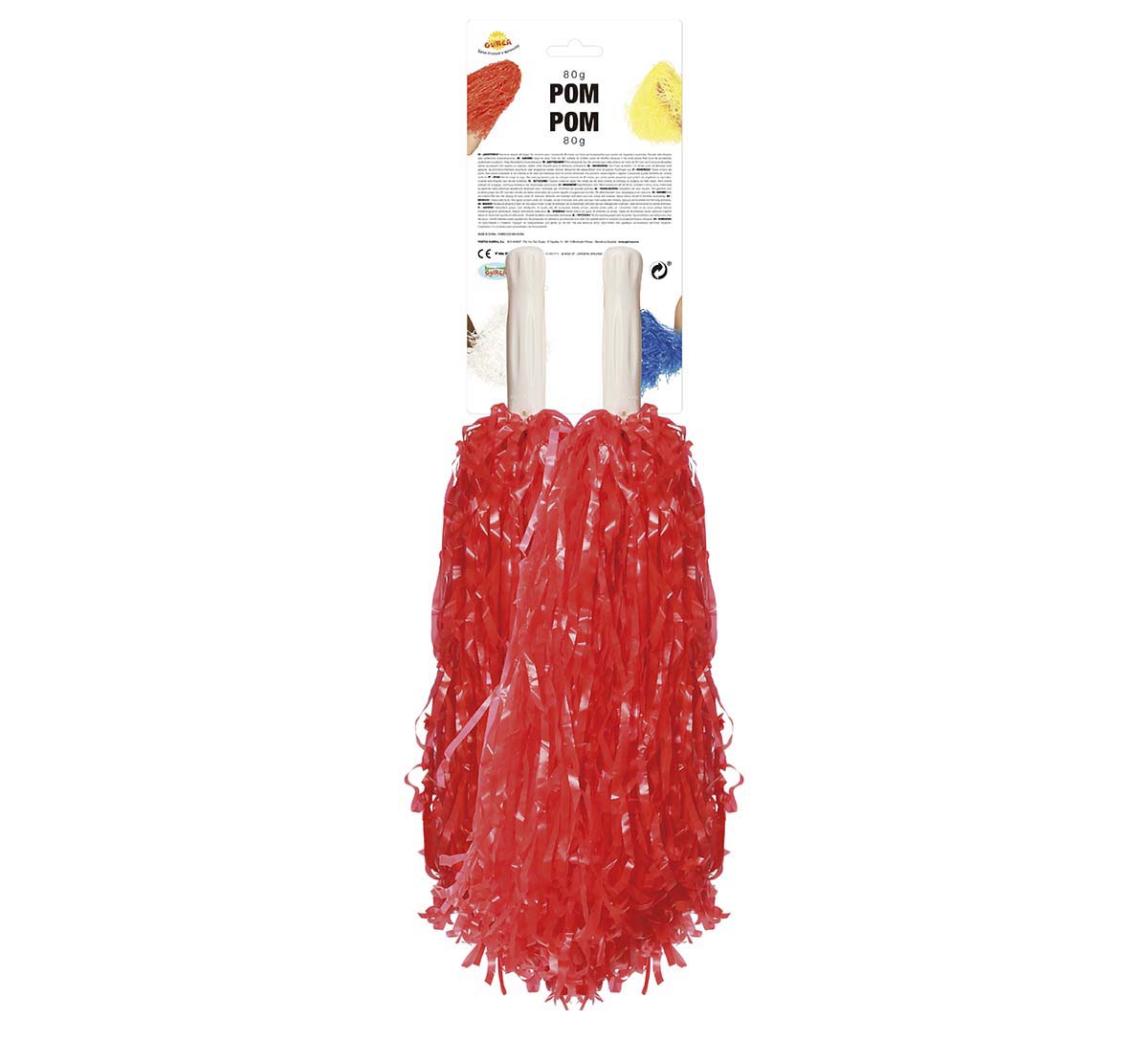 Pom pom rojo 2 pzas. Pom pom rojo 2 pzas.