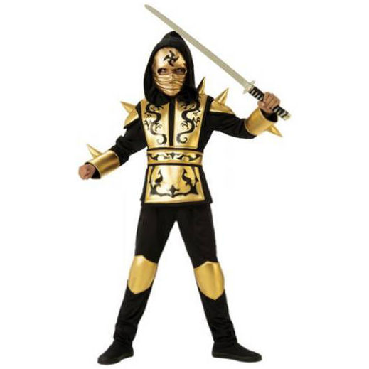 Disfraz dragon ninja gold infantil Disfraz dragon ninja gold infantil