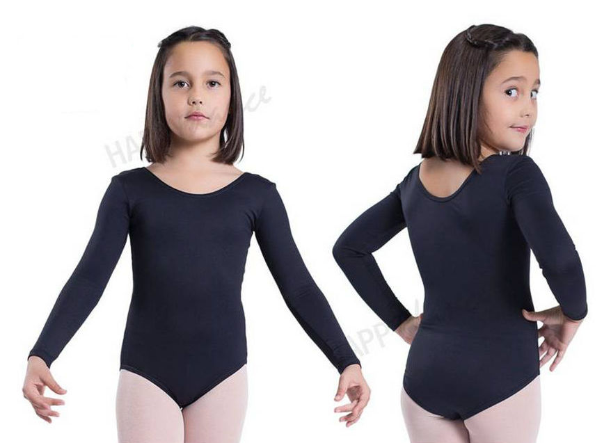 Maillot básico manga larga infantil Maillot básico manga larga infantil