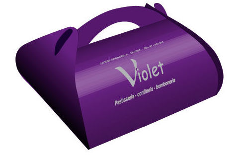 Caja papillote Confitería Violet (Thiolat)