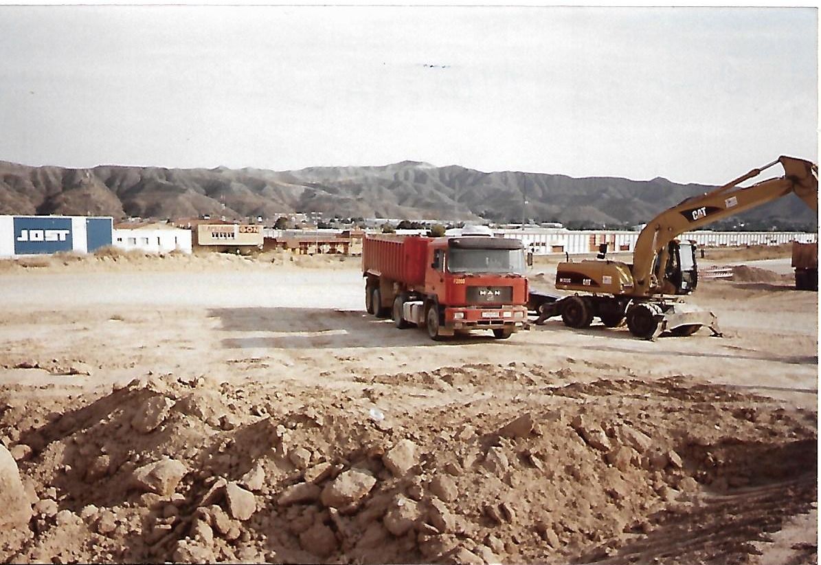 Trabajos de excavaciones - Autovía Mudéjar 2004