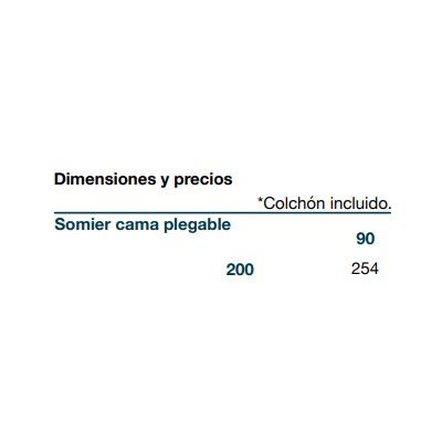 Plegable Somier - Cama: Servicios de Colchonerías Prado Plegable Somier - Cama: Servicios de Colchonerías Prado