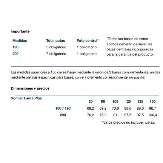 Lama Plus Somier: Servicios de Colchonerías Prado Lama Plus Somier: Servicios de Colchonerías Prado