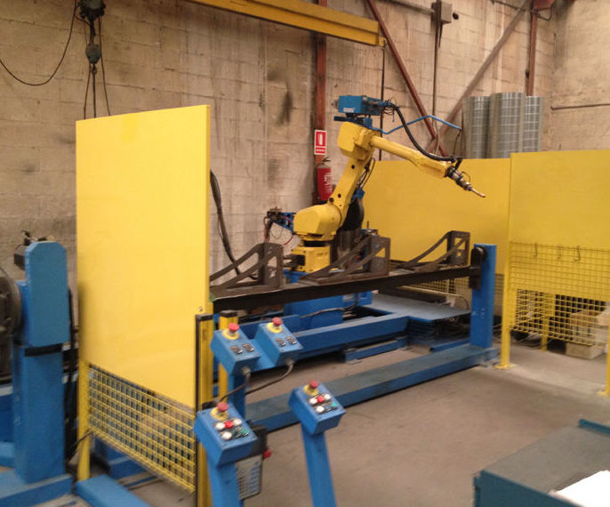 Robot de soldadura: Servicios y maquinaria de Calderería y Obras, S.L. Robot de soldadura: Servicios y maquinaria de Calderería y Obras, S.L.