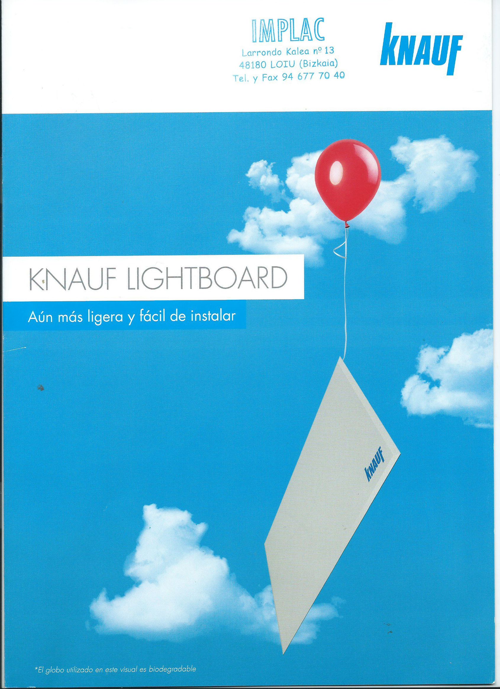 Placa Lightboard Knauf
